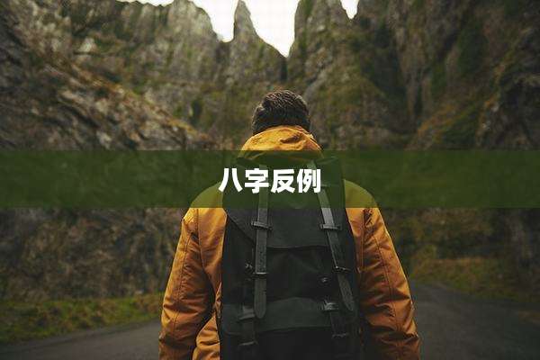 八字反例