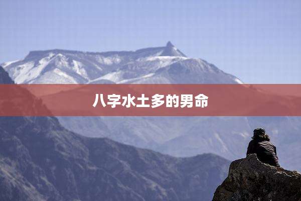 八字水土多的男命