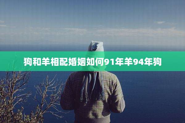 狗和羊相配婚姻如何91年羊94年狗
