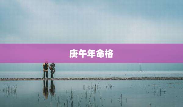 庚午年命格