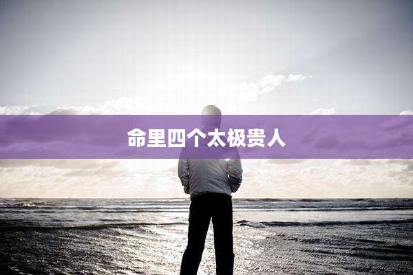 命里四个太极贵人