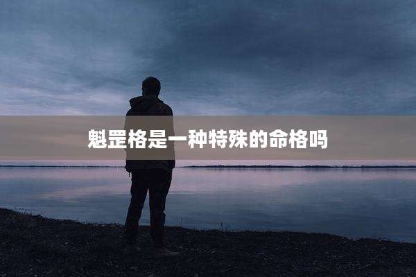 魁罡格是一种特殊的命格吗