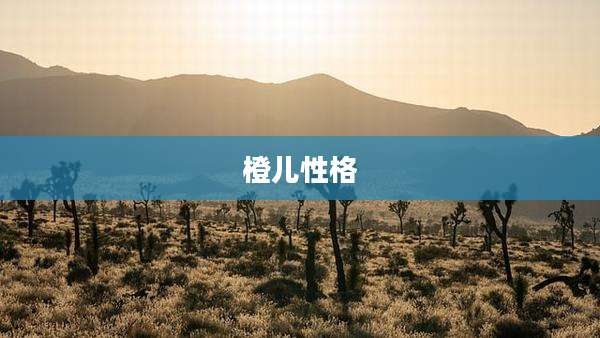 橙儿性格