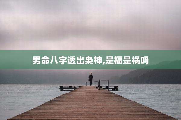 男命八字透出枭神,是福是祸吗