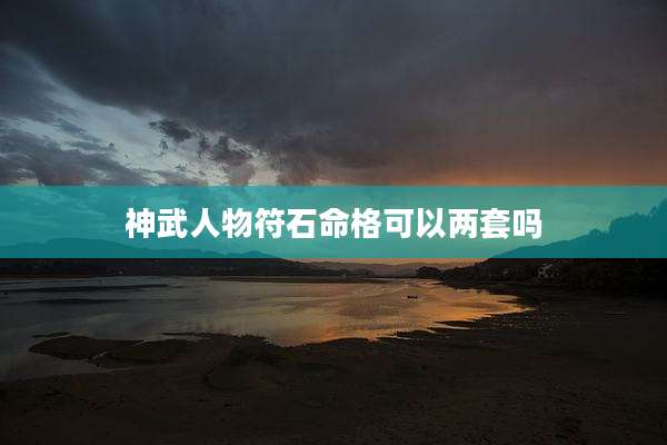 神武人物符石命格可以两套吗