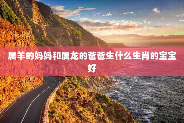 属羊的妈妈和属龙的爸爸生什么生肖的宝宝好
