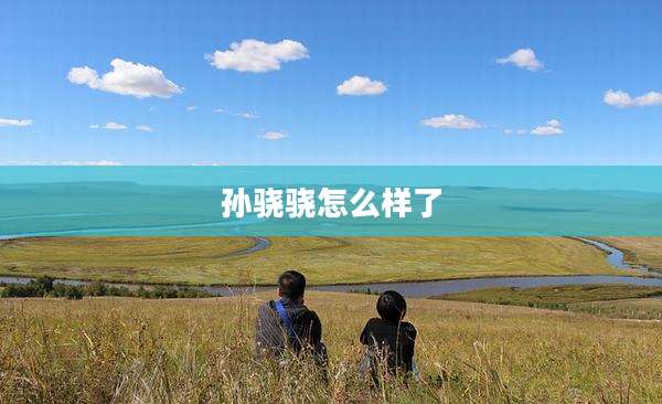 孙骁骁怎么样了