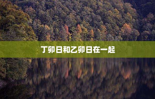 丁卯日和乙卯日在一起