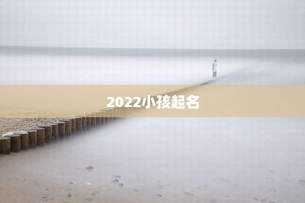 2022小孩起名