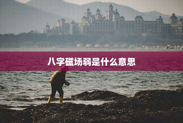 八字磁场弱是什么意思