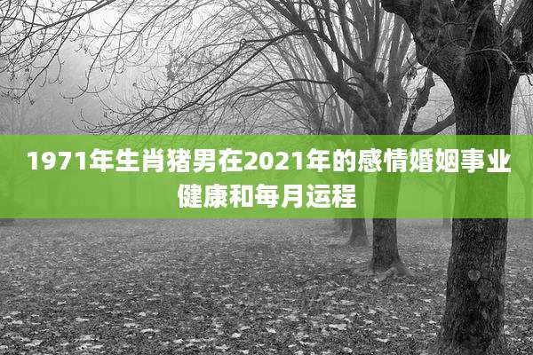1971年生肖猪男在2021年的感情婚姻事业健康和每月运程