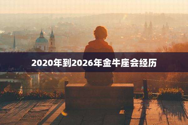 2020年到2026年金牛座会经历
