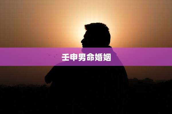 壬申男命婚姻