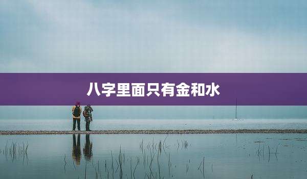 八字里面只有金和水