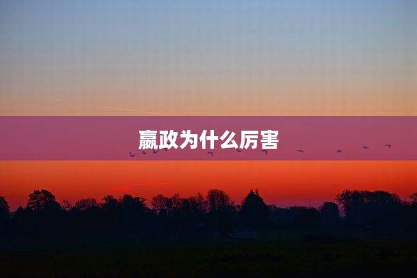嬴政为什么厉害