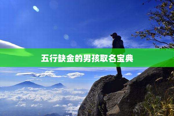 五行缺金的男孩取名宝典