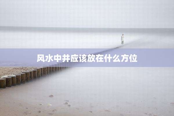风水中井应该放在什么方位