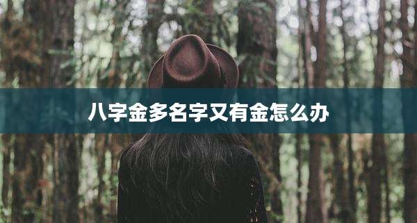 八字金多名字又有金怎么办