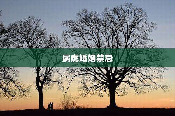 属虎婚姻禁忌