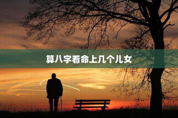 算八字看命上几个儿女