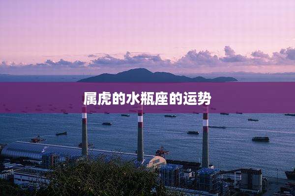 属虎的水瓶座的运势