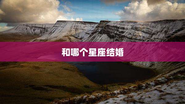 和哪个星座结婚