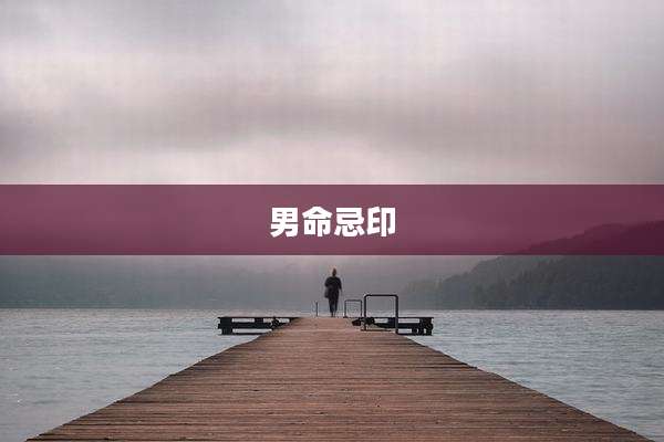 男命忌印