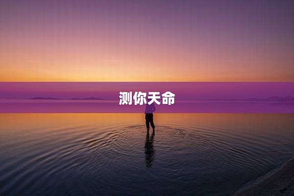 测你天命