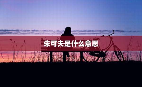 朱可夫是什么意思