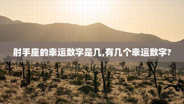 射手座的幸运数字是几,有几个幸运数字?