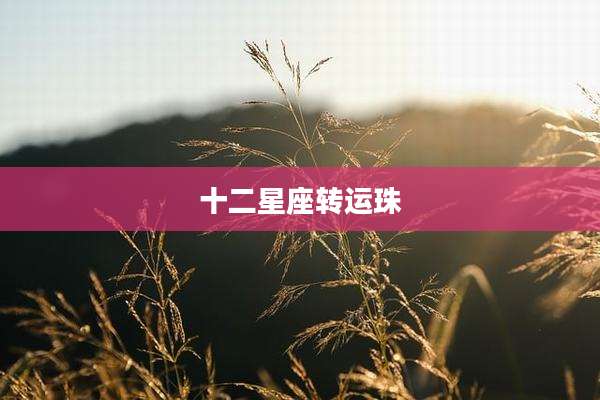 十二星座转运珠