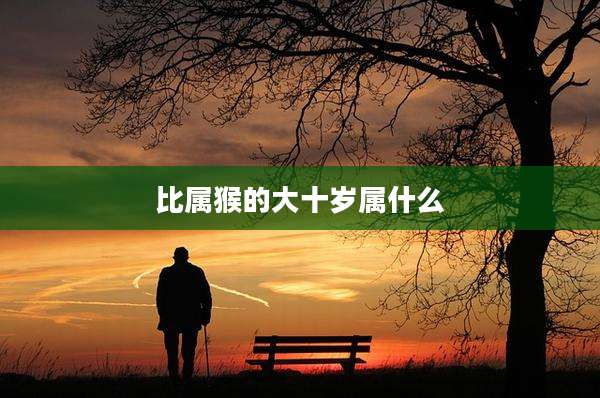 比属猴的大十岁属什么
