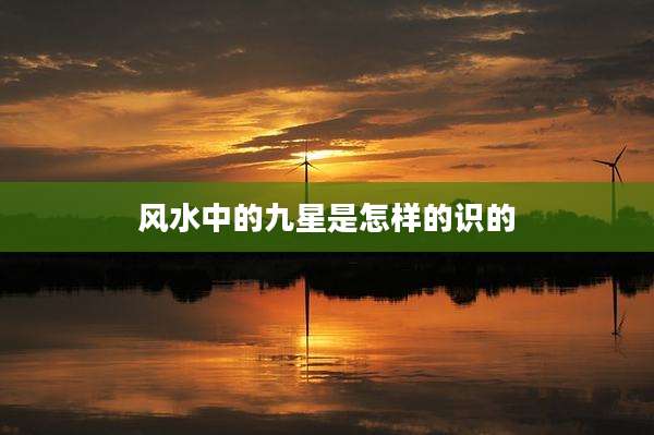 风水中的九星是怎样的识的