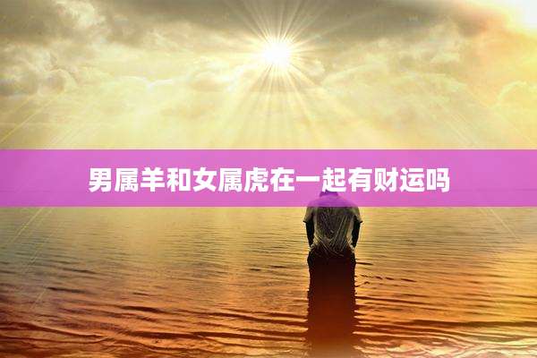 男属羊和女属虎在一起有财运吗