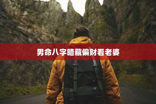 男命八字暗藏偏财看老婆