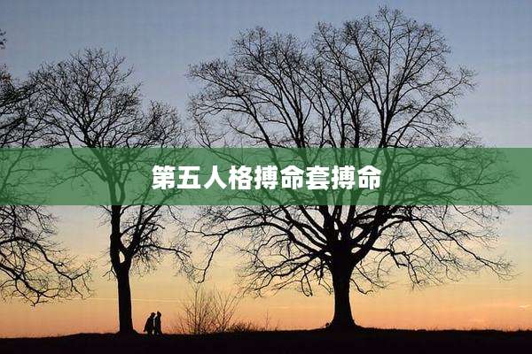 第五人格搏命套搏命