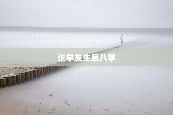 张学友生辰八字