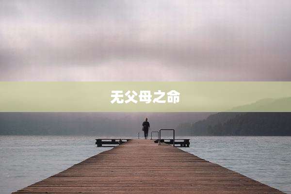 无父母之命