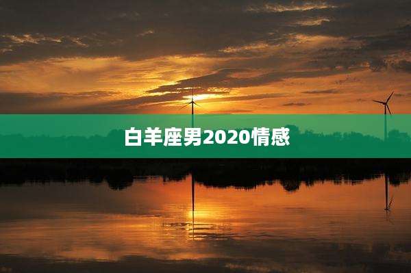 白羊座男2020情感