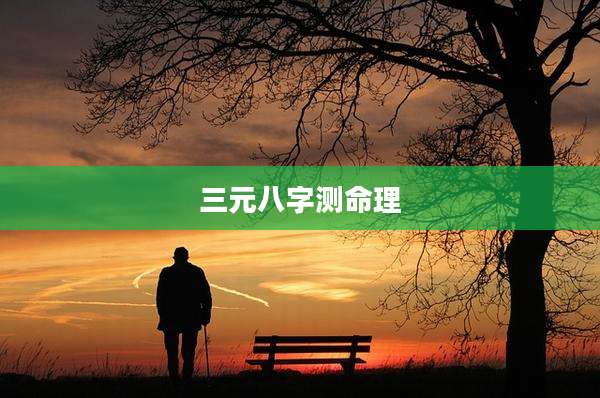 三元八字测命理