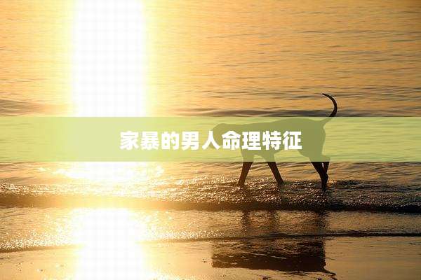 家暴的男人命理特征