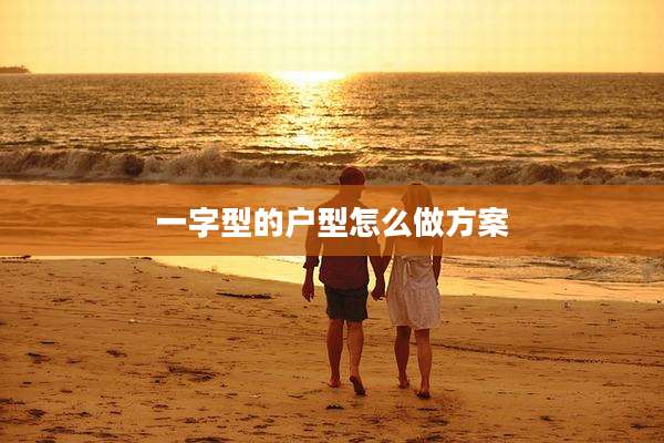 一字型的户型怎么做方案