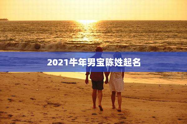 2021牛年男宝陈姓起名