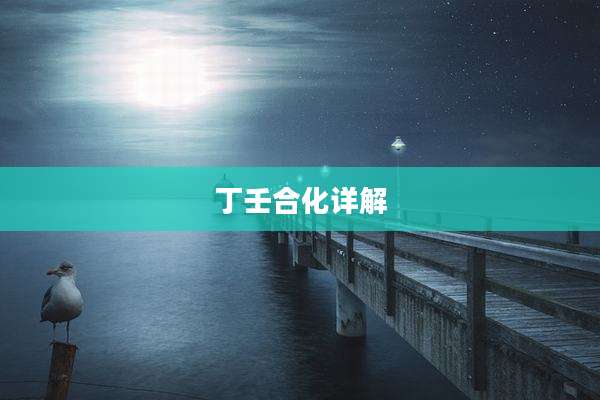 丁壬合化详解