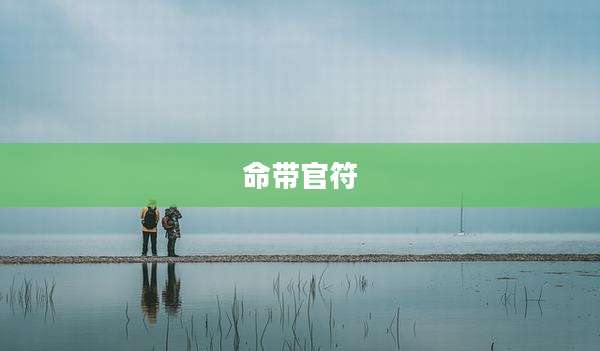 命带官符