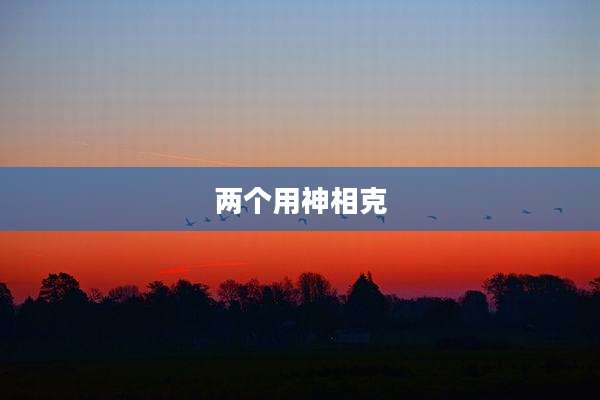两个用神相克