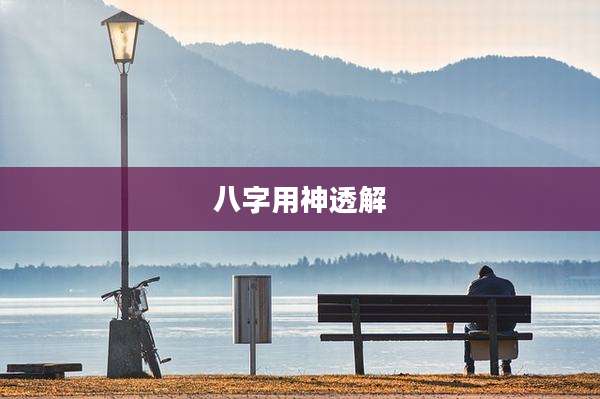 八字用神透解
