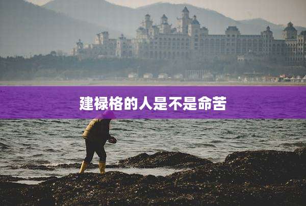建禄格的人是不是命苦