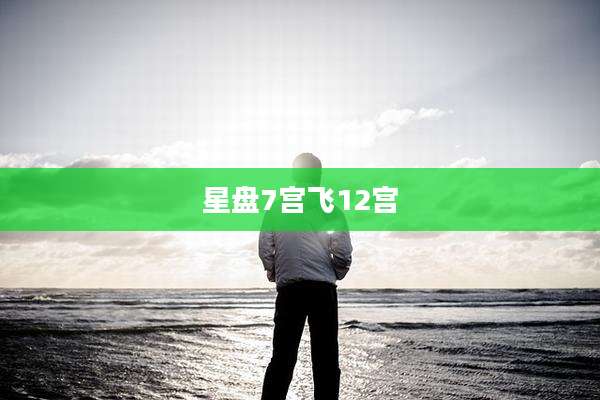 星盘7宫飞12宫