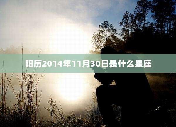阳历2014年11月30日是什么星座